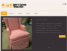 Tablet Screenshot of jerrys-custom-upholstery.com